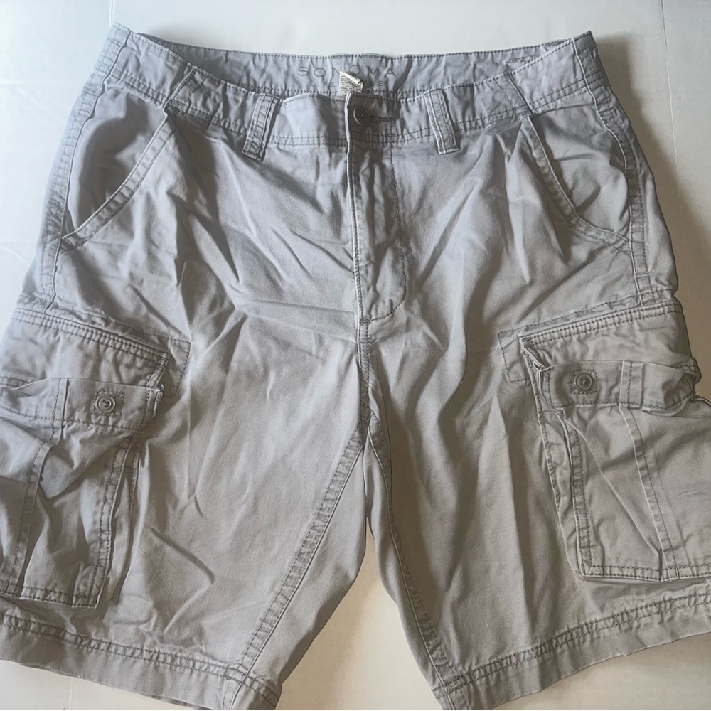 American Eagle Cargo Shorts Mens 34 Khaki Tan
Next Level Flex Stretch